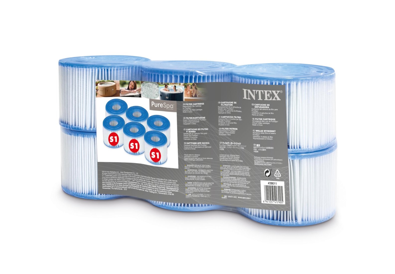 Filtračná vložka S1 INTEX - 6 Pack