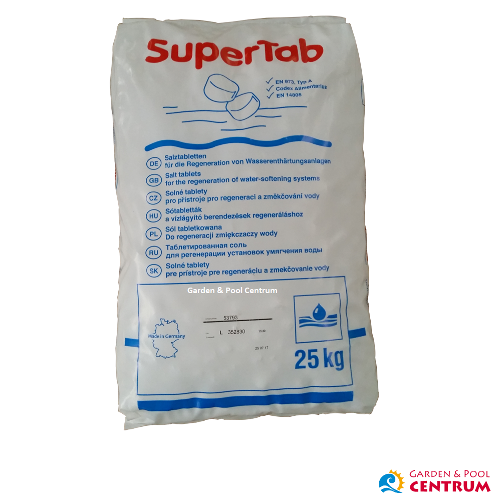 Tabletová soľ Supertab 25 kg